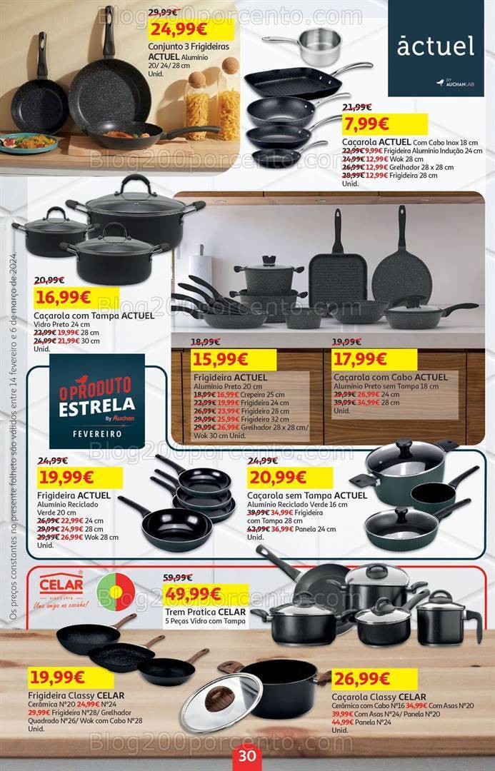 Antevisão Folheto AUCHAN Bazar Promoções de 14 fevereiro a 6 março