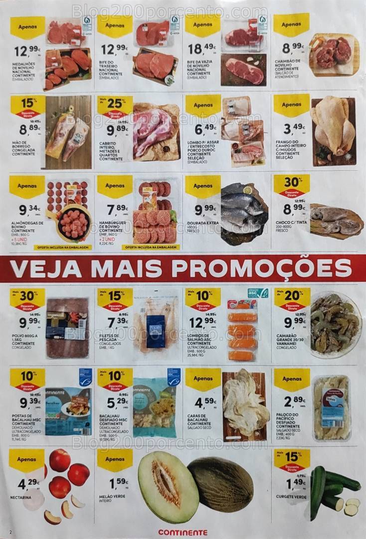 Antevisão Folheto CONTINENTE Promoções Fim de Semana - 16 a 19 fevereiro