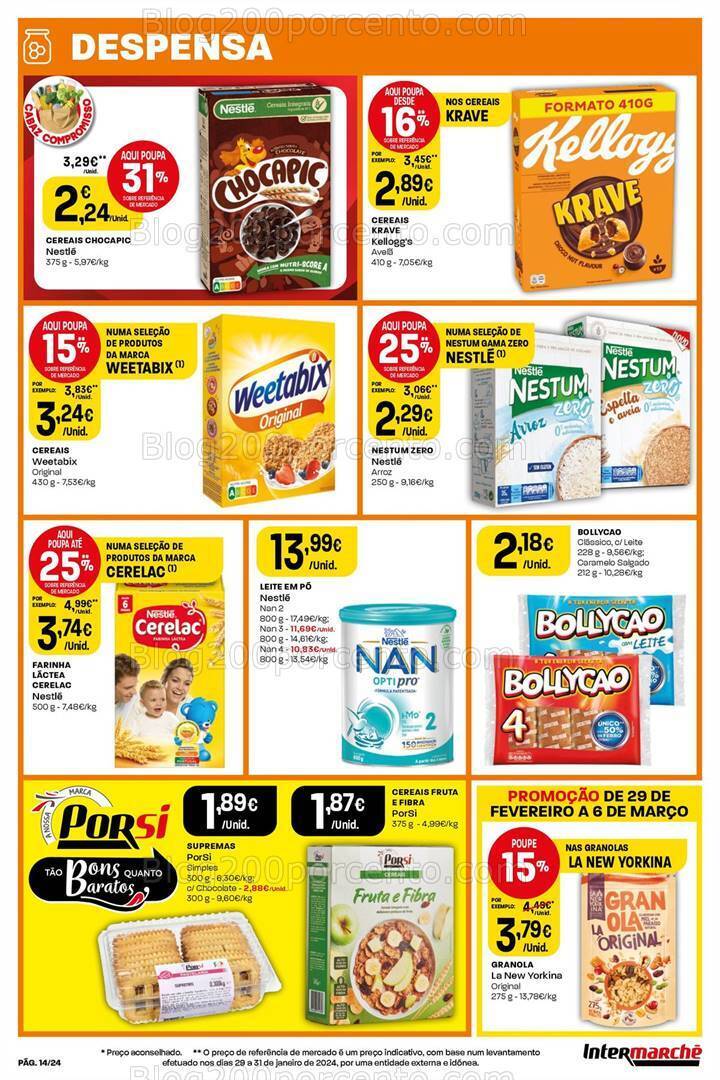 Antevisão Folheto INTERMARCHÉ Super Promoções de 29 fevereiro a 6 março