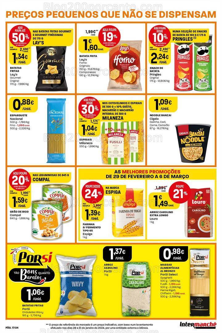 Antevisão Folheto INTERMARCHÉ Super Promoções de 29 fevereiro a 6 março