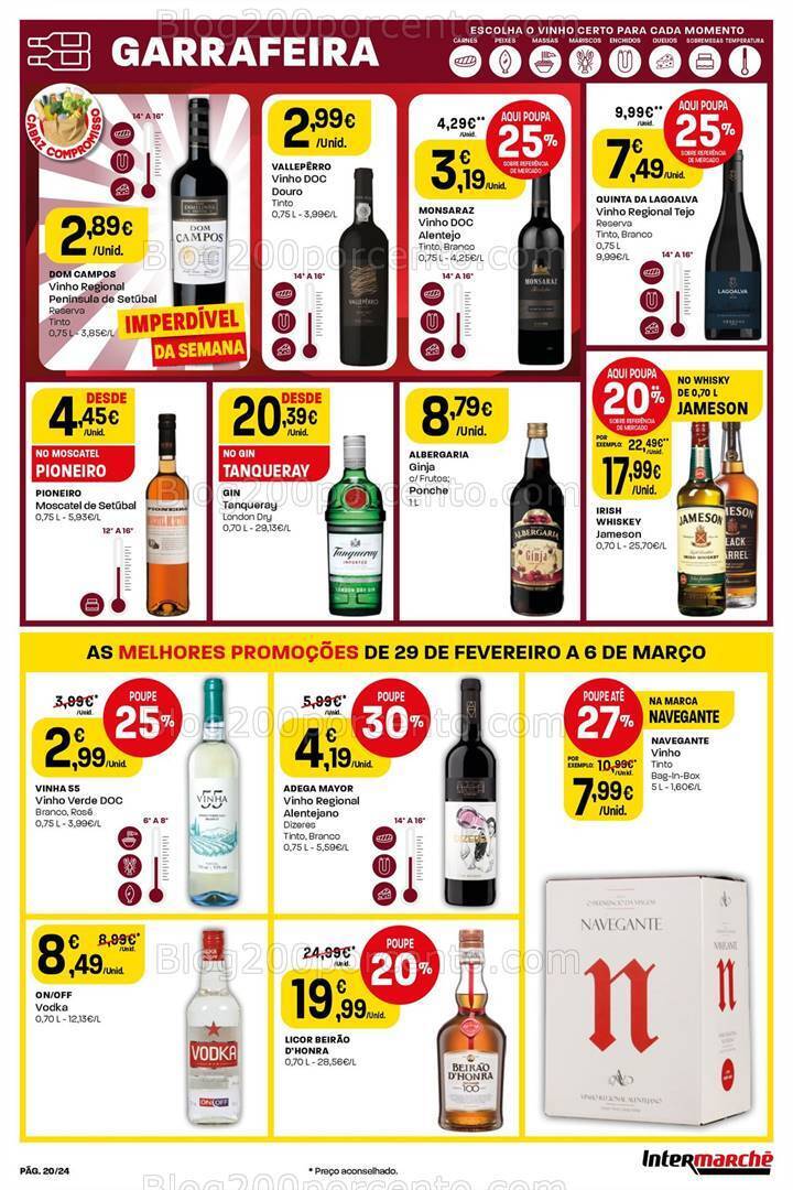 Antevisão Folheto INTERMARCHÉ Super Promoções de 29 fevereiro a 6 março