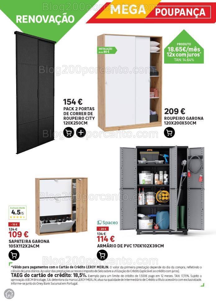 Antevisão Folheto LEROY MERLIN Promoções de 22 fevereiro a 19 março