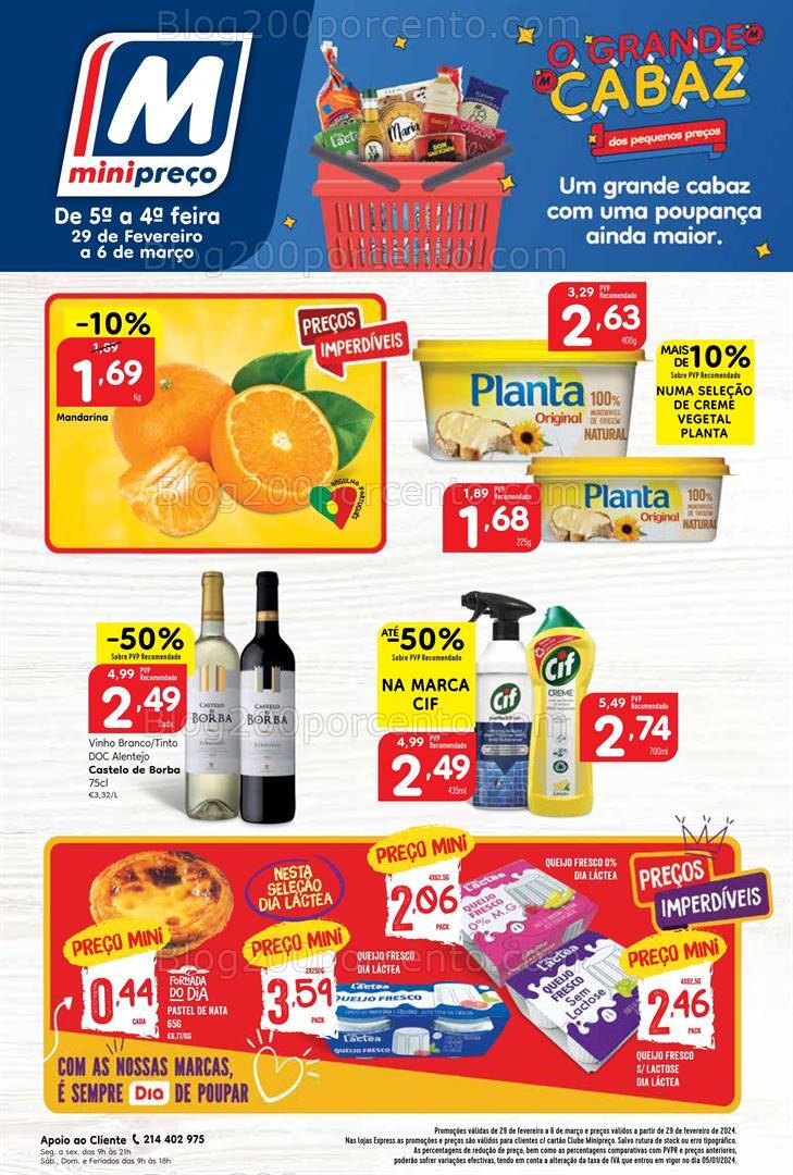 Antevisão Folheto MINIPREÇO Promoções de 29 fevereiro a 6 março