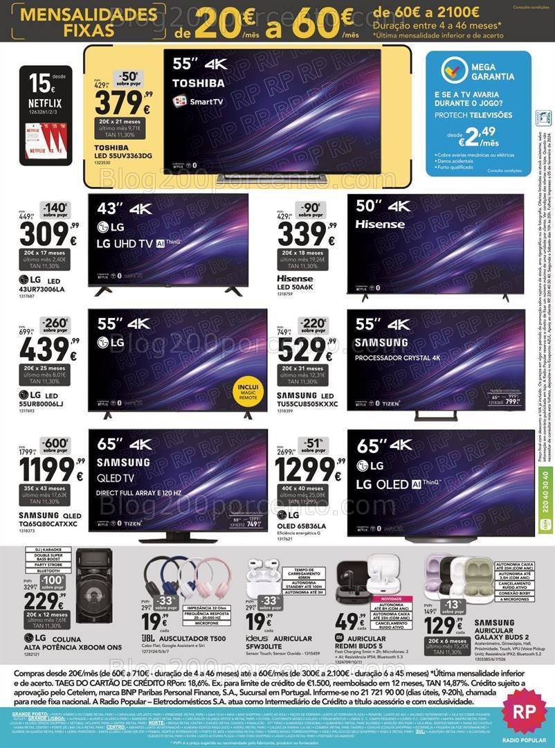 Antevisão Folheto RADIO POPULAR Promoções de 14 a 29 fevereiro