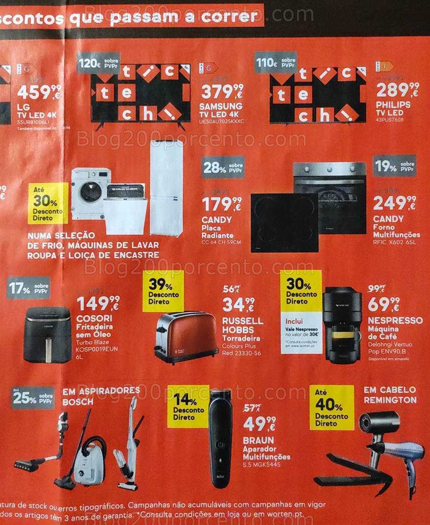 Antevisão Folheto WORTEN Tic Tech Promoções de 8 a 12 fevereiro