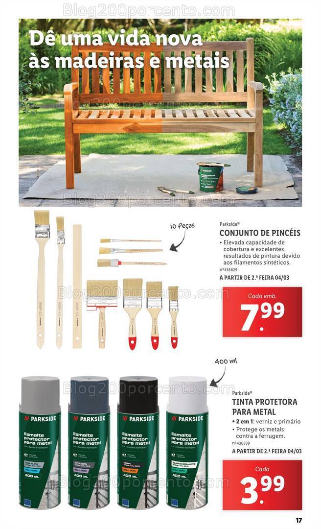 Antevisão Folheto LIDL Especial Jardim Promoções a partir de 7 março