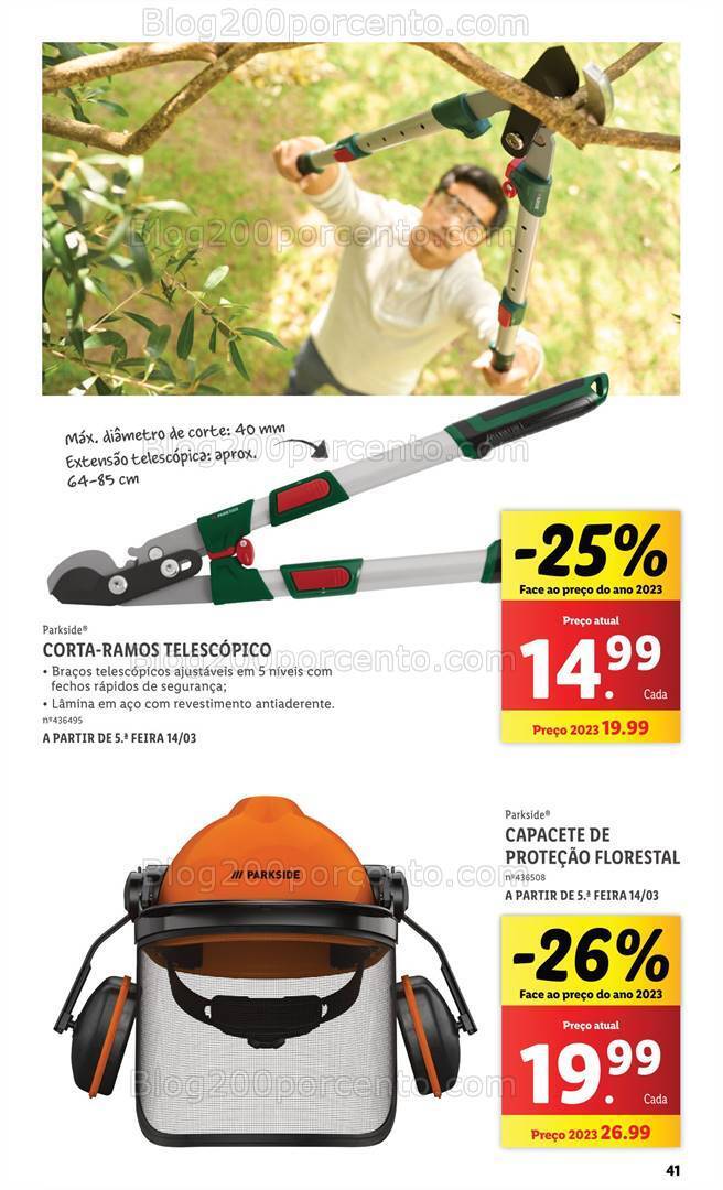 Antevisão Folheto LIDL Especial Jardim Promoções a partir de 7 março