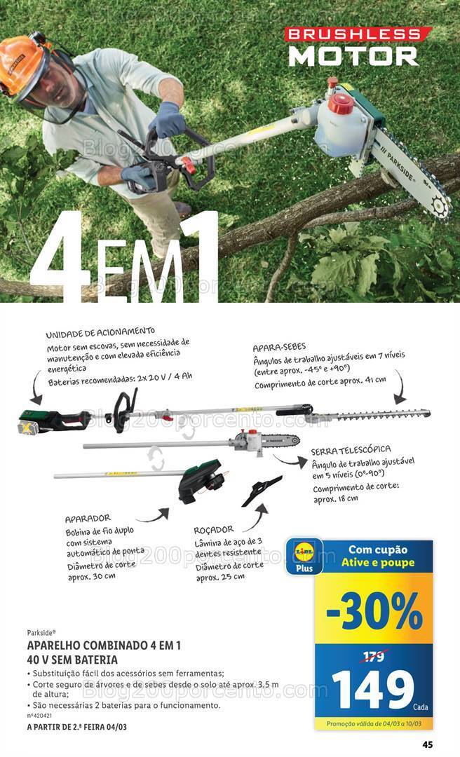 Antevisão Folheto LIDL Especial Jardim Promoções a partir de 7 março