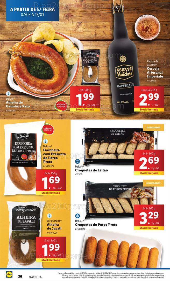 Antevisão Folheto LIDL Promoções de 7 a 13 março
