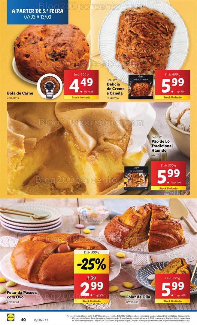 Antevisão Folheto LIDL Promoções de 7 a 13 março