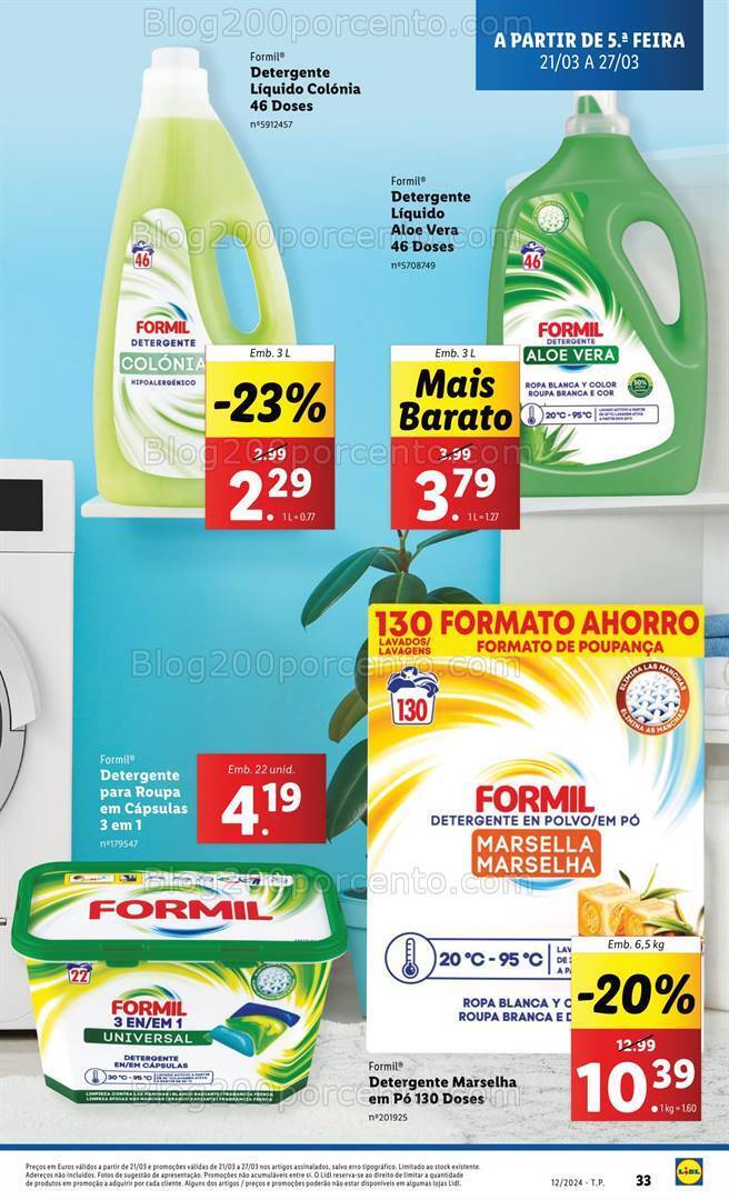 Antevisão Folheto LIDL Promoções de 21 a 27 março