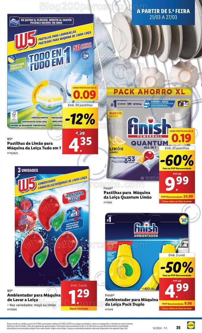 Antevisão Folheto LIDL Promoções de 21 a 27 março