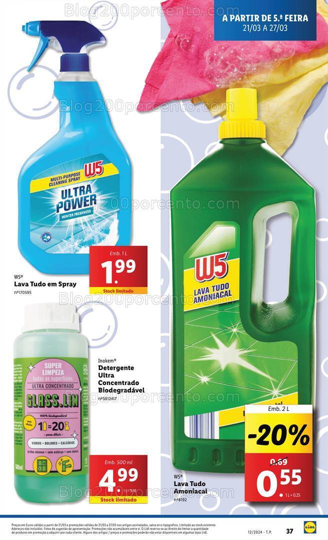 Antevisão Folheto LIDL Promoções de 21 a 27 março