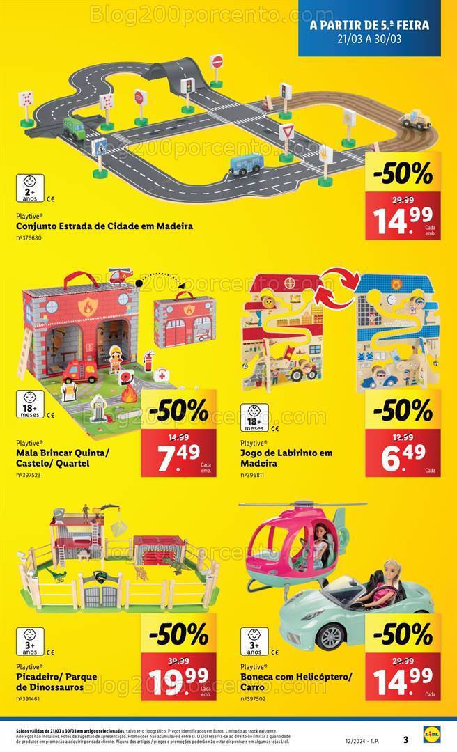 Antevisão Folheto LIDL Bazar Promoções de 21 a 27 março