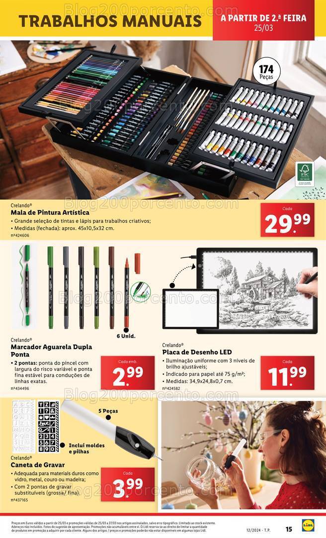 Antevisão Folheto LIDL Bazar Promoções de 21 a 27 março