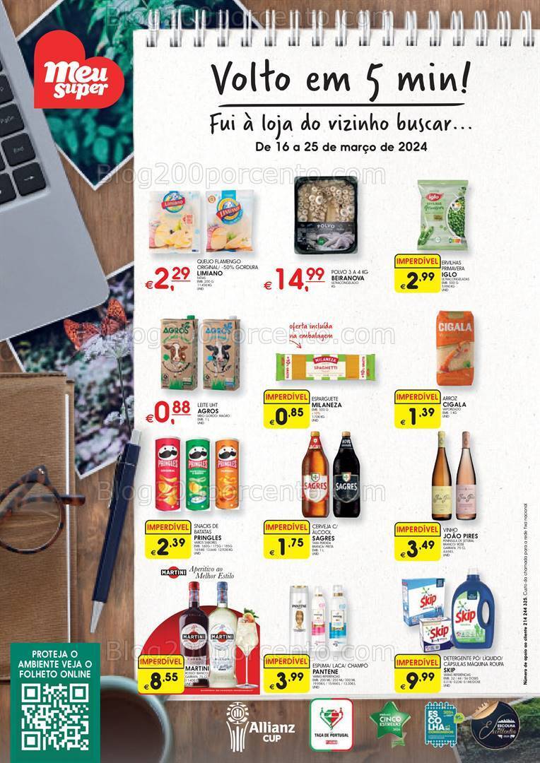 Antevisão Folheto MEU SUPER Promoções de 16 a 25 março