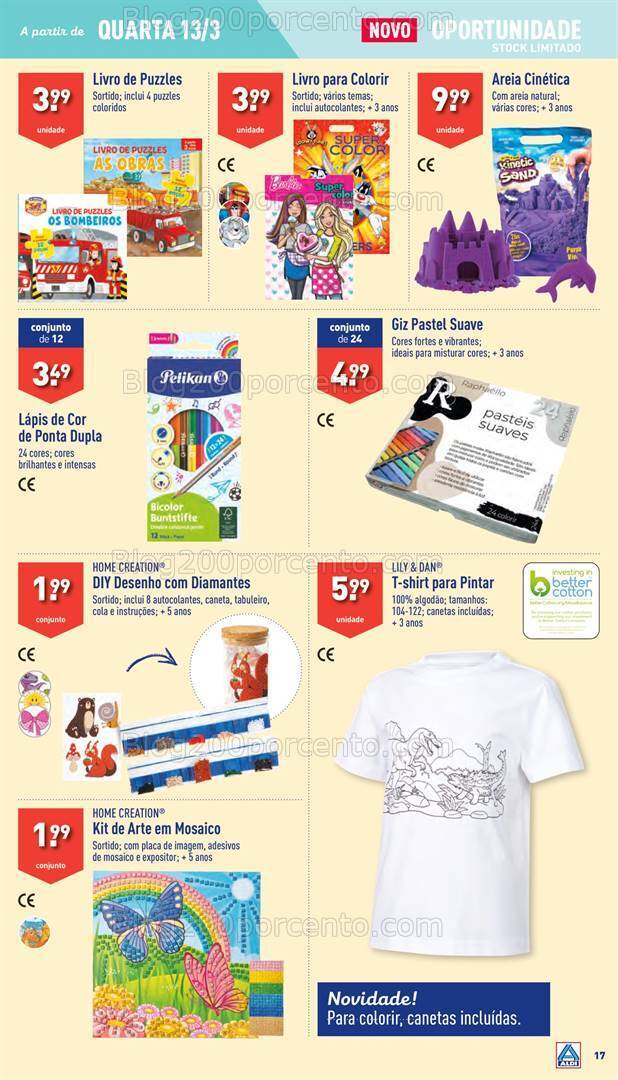 Antevisão Folheto ALDI Bazar Promoções a partir de 13 março