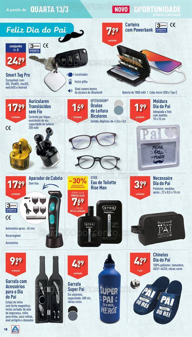Antevisão Folheto ALDI Bazar Promoções a partir de 13 março