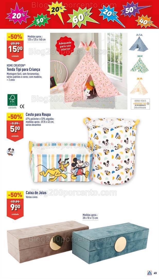 Antevisão Folheto ALDI Saldos + Aberturas Vila do Bispo Promoções de 20 a 26 março