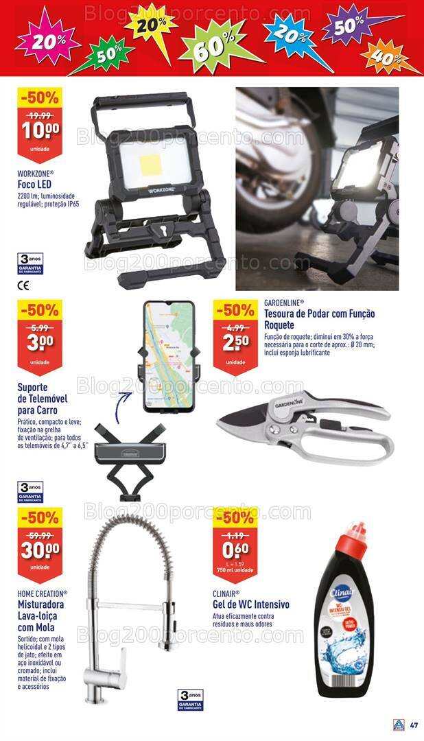 Antevisão Folheto ALDI Saldos + Aberturas Vila do Bispo Promoções de 20 a 26 março