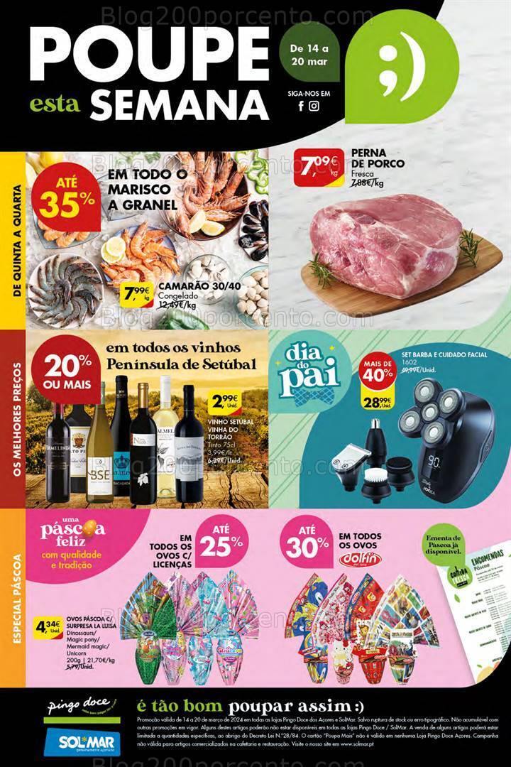 Antevisão Folheto PINGO DOCE Açores Promoções de 14 a 20 março
