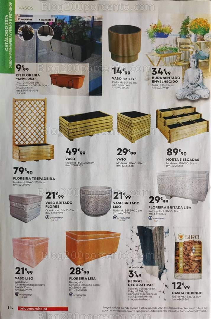 Antevisão Folheto BRICOMARCHÉ Jardim Promoções de 7 março a 28 abril