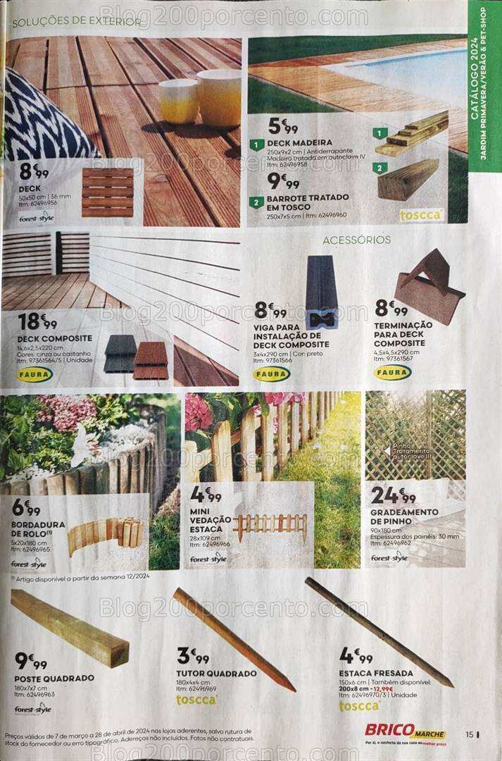 Antevisão Folheto BRICOMARCHÉ Jardim Promoções de 7 março a 28 abril