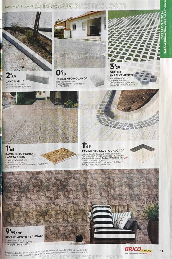 Antevisão Folheto BRICOMARCHÉ Jardim Promoções de 7 março a 28 abril