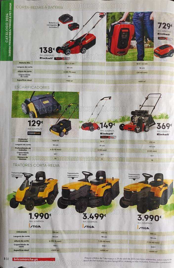 Antevisão Folheto BRICOMARCHÉ Jardim Promoções de 7 março a 28 abril