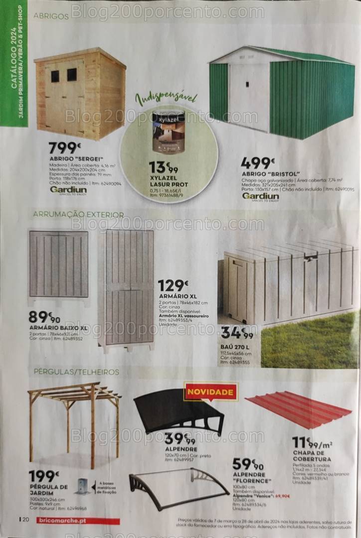 Antevisão Folheto BRICOMARCHÉ Jardim Promoções de 7 março a 28 abril