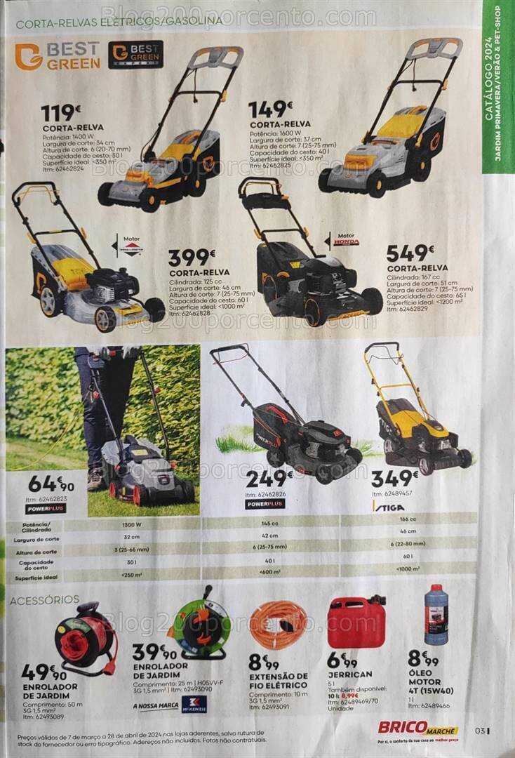 Antevisão Folheto BRICOMARCHÉ Jardim Promoções de 7 março a 28 abril