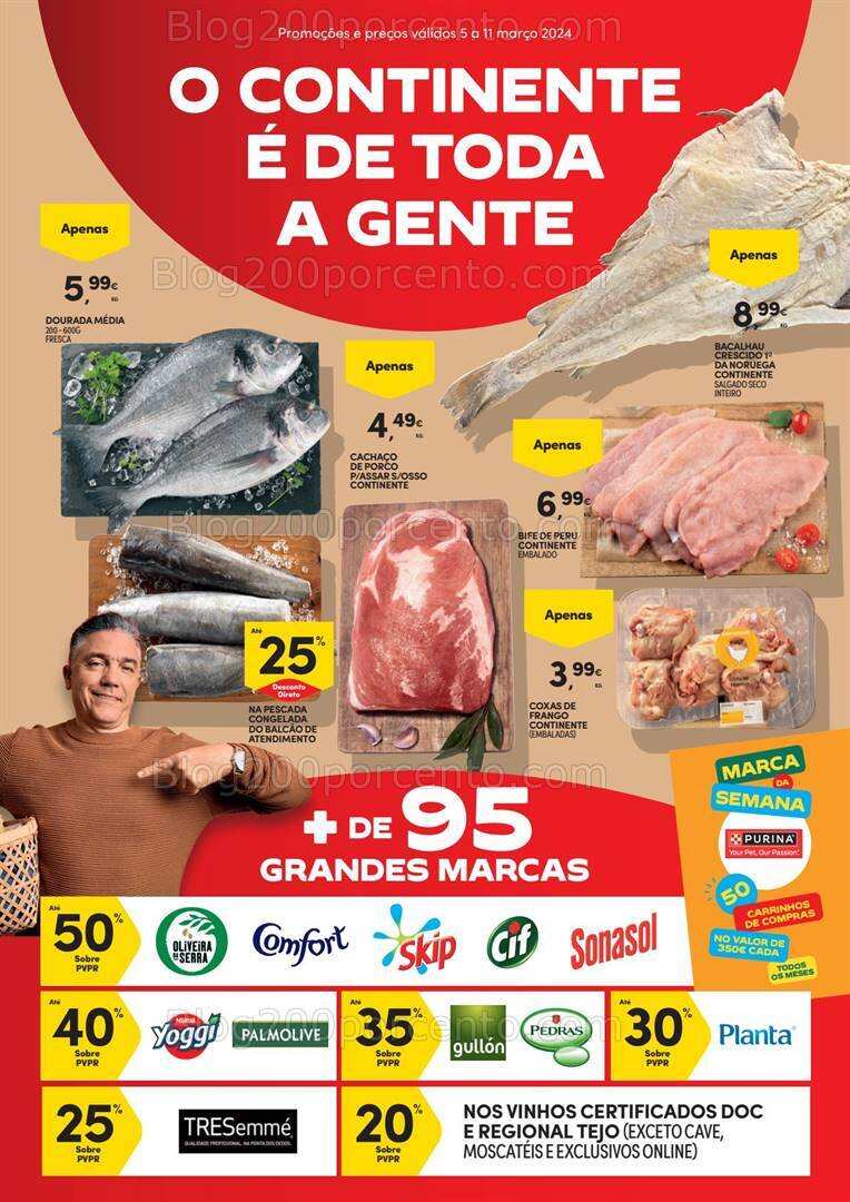 Antevisão Folheto CONTINENTE Promoções de 5 a 11 março