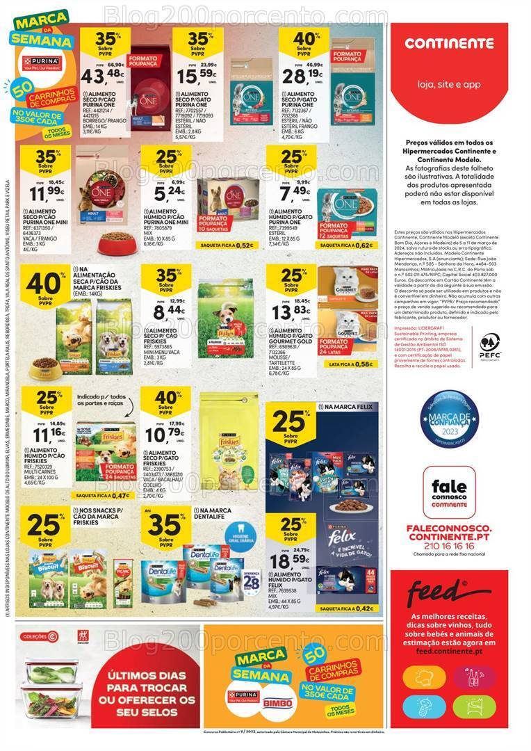 Antevisão Folheto CONTINENTE Promoções de 5 a 11 março