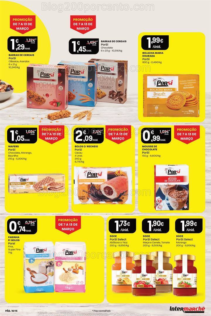 Antevisão Folheto INTERMARCHÉ Porsi Promoções de 7 a 13 março