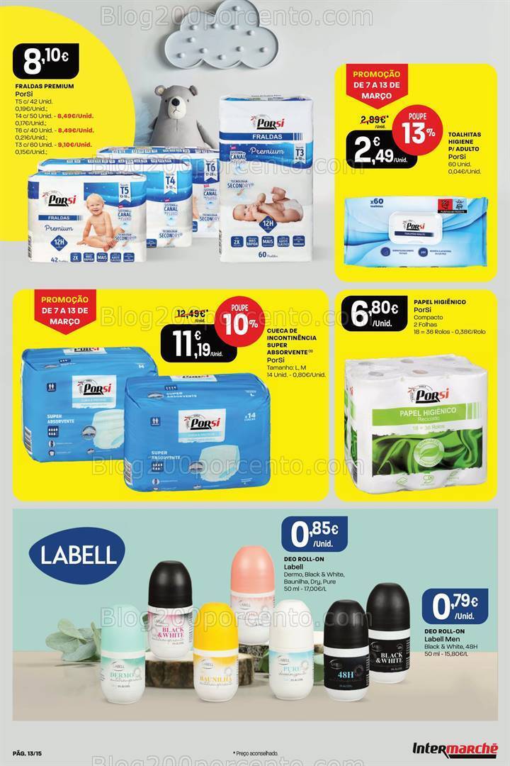 Antevisão Folheto INTERMARCHÉ Porsi Promoções de 7 a 13 março