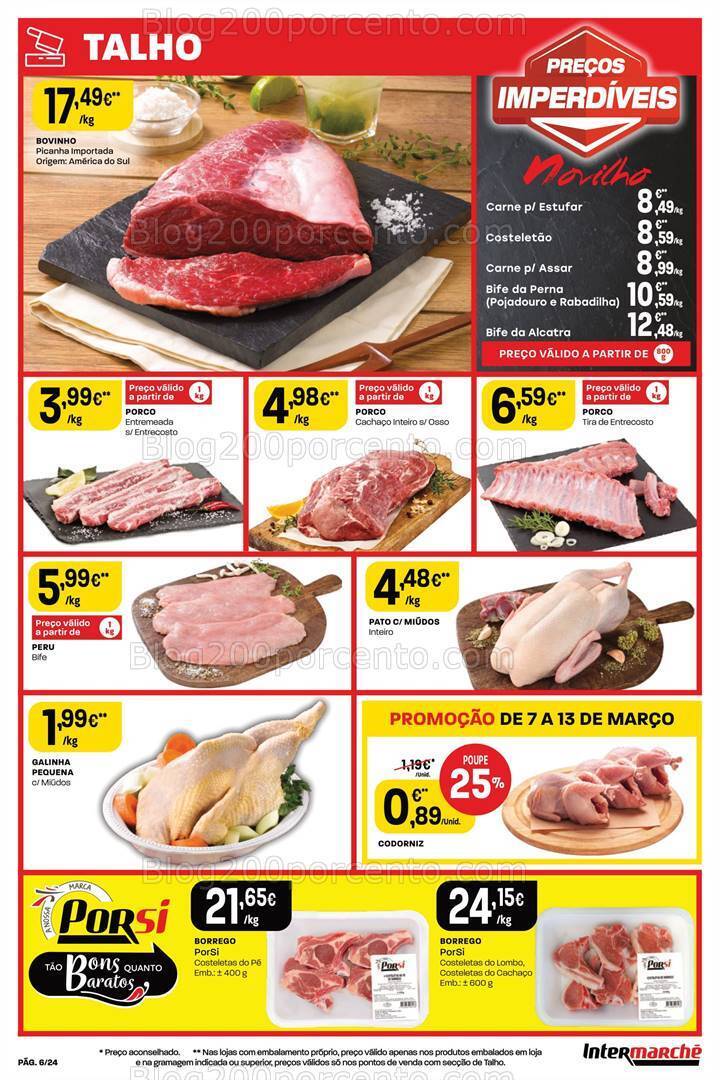 Antevisão Folheto INTERMARCHÉ Super Promoções de 7 a 13 março