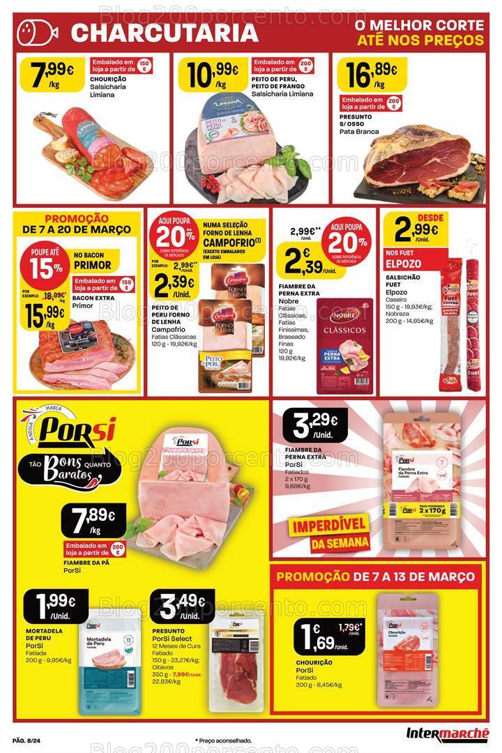 Antevisão Folheto INTERMARCHÉ Super Promoções de 7 a 13 março