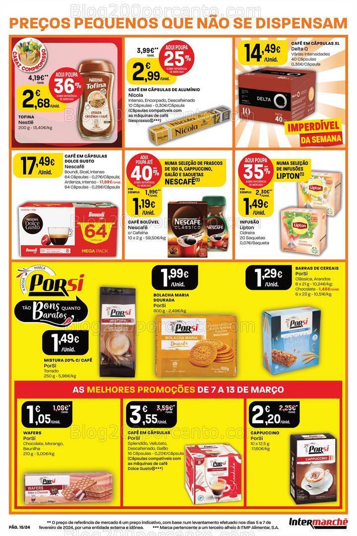 Antevisão Folheto INTERMARCHÉ Super Promoções de 7 a 13 março