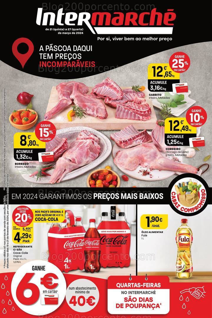 Antevisão Folheto INTERMARCHÉ Super Promoções de 21 a 27 março