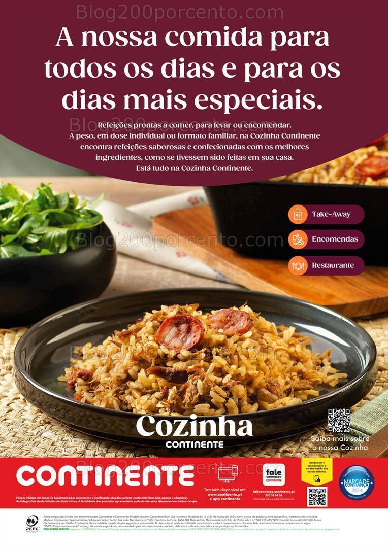 Antevisão Folheto CONTINENTE Cozinha Promoções de 12 a 31 março