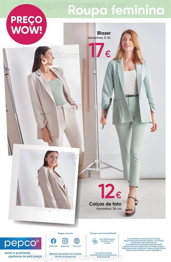 Antevisão Folheto PEPCO Primavera Moda Bazar Promoções de 14 a 27 março