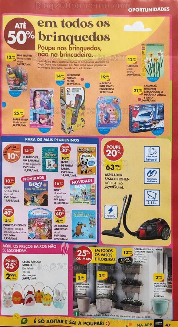 Antevisão Folheto PINGO DOCE Bazar Promoções de 19 a 25 março