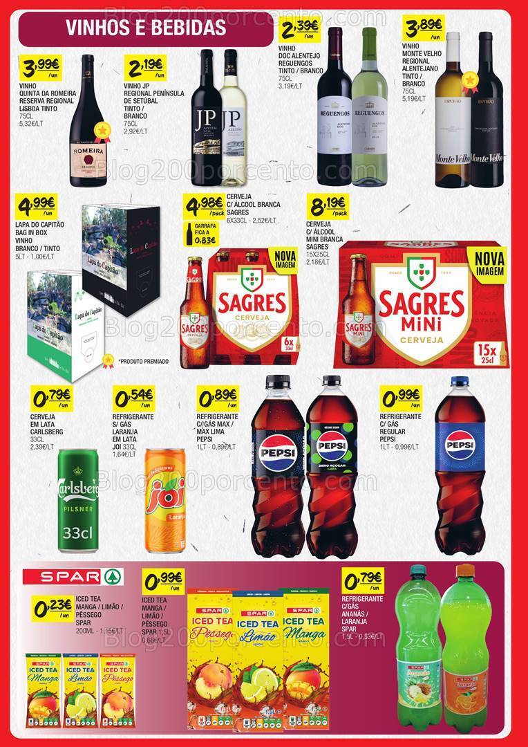Antevisão Folheto SPAR Promoções de 5 a 17 março