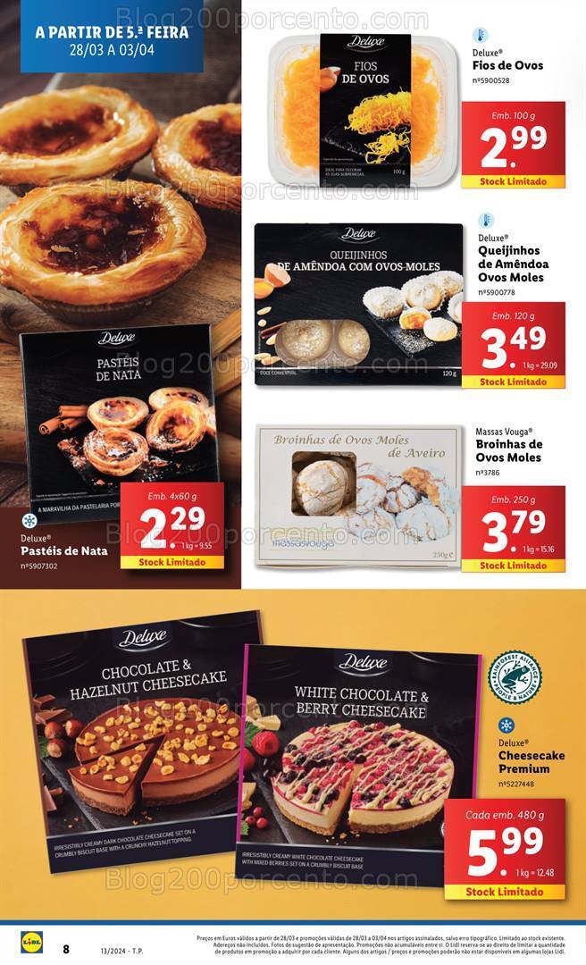 Antevisão Folheto LIDL Páscoa Promoções de 28 março a 3 abril