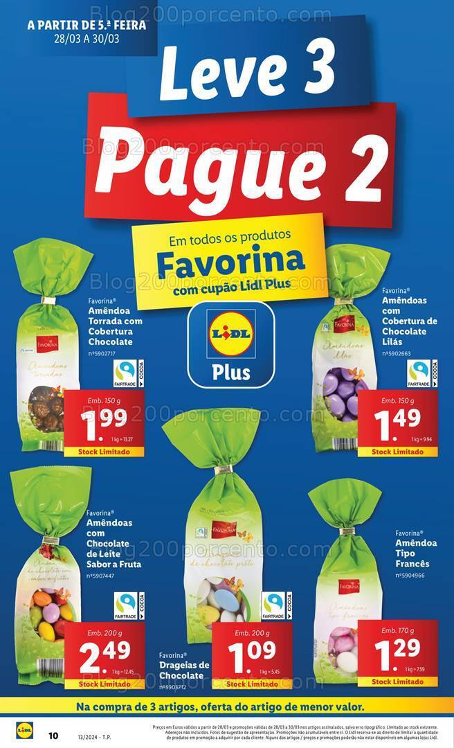 Antevisão Folheto LIDL Promoções Fim de Semana de 28 a 30 março
