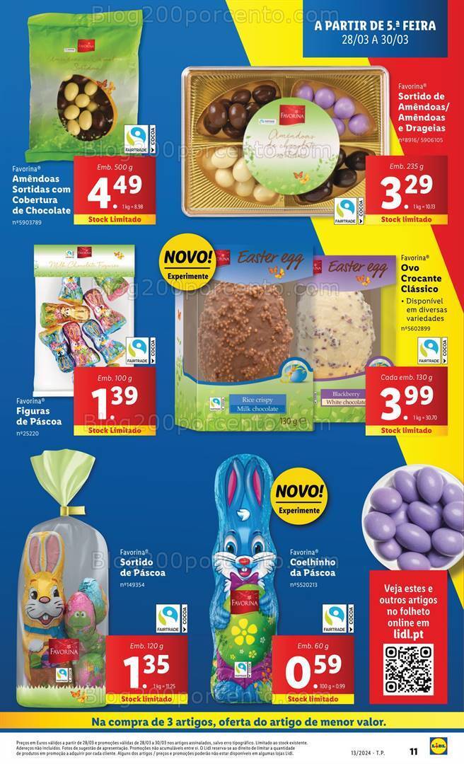 Antevisão Folheto LIDL Páscoa Promoções de 28 março a 3 abril