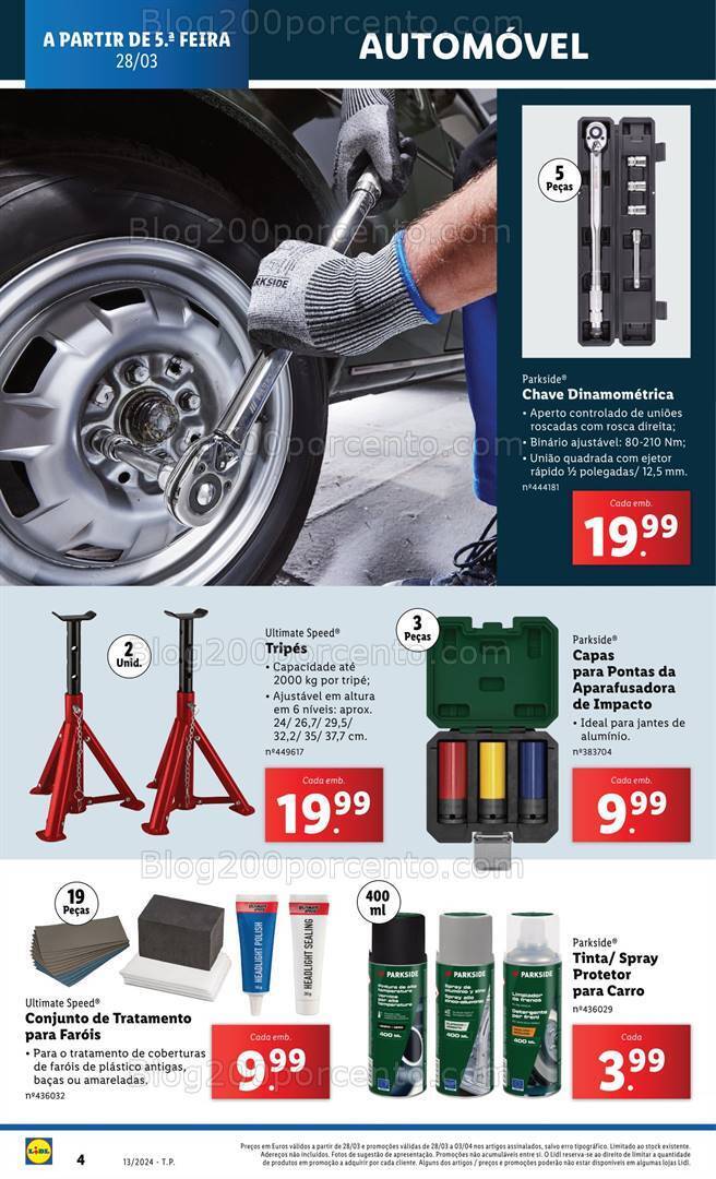 Antevisão Folheto LIDL Promoções de 28 março a 3 abril