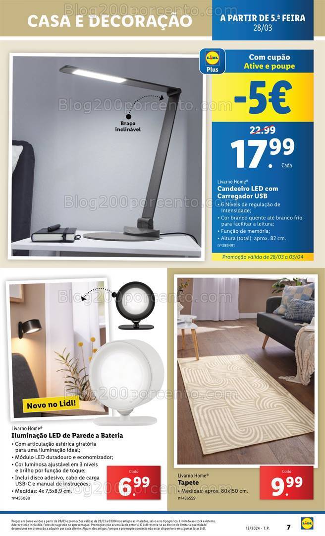 Antevisão Folheto LIDL Promoções de 28 março a 3 abril