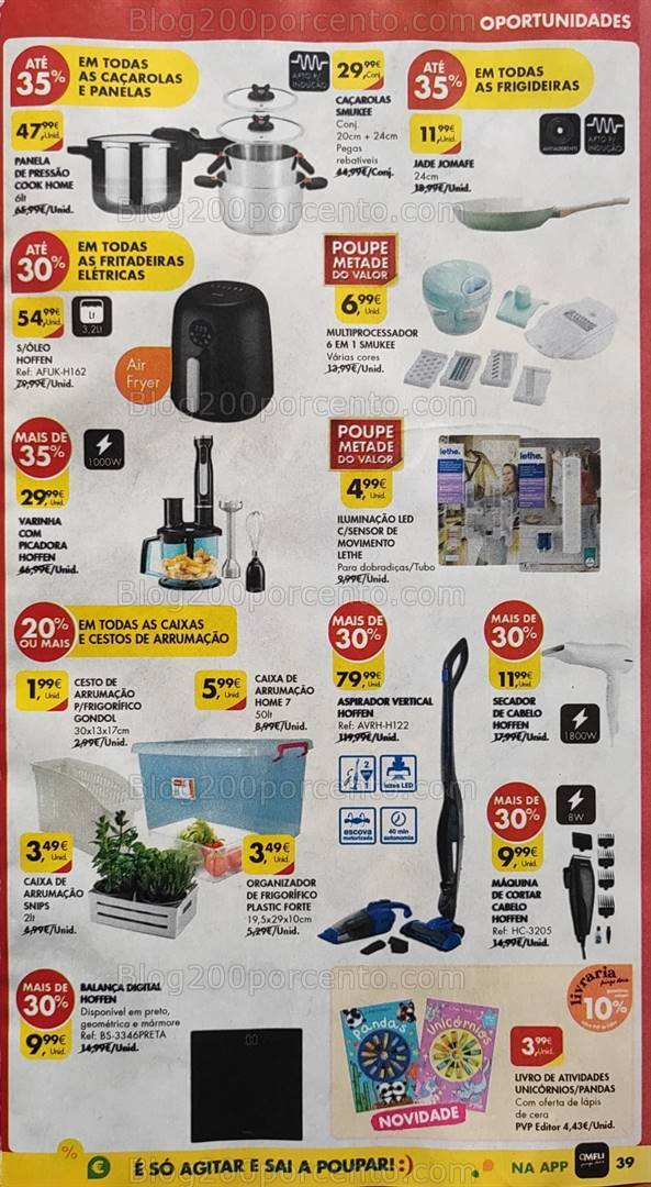 Antevisão Folheto PINGO DOCE Bazar Promoções de 9 a 15 abril