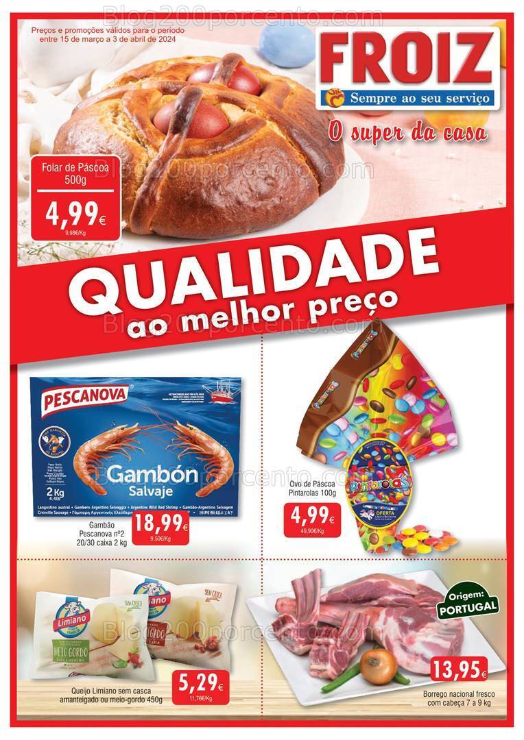 Antevisão Folheto FROIZ Promoções até 3 abril